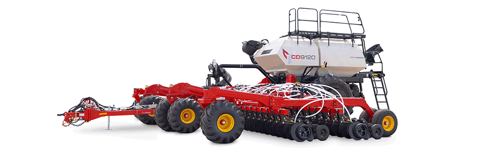 The CD9120 I Series Frame Mounted Seeder&trade, fully configurable to meet your needs.